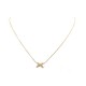 COLLIER CHAUMET LIENS 082095 OR JAUNE 18K ET DIAMANTS 38 A 42 CM NECKLACE 2110€