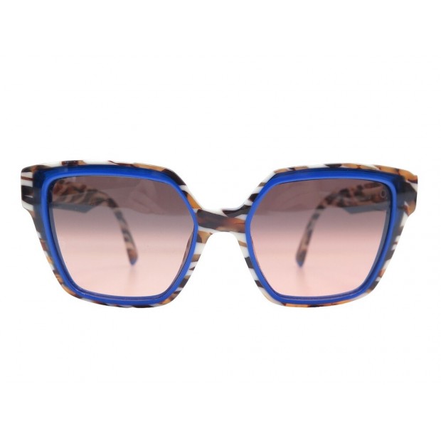 NEUF LUNETTES ETNIA BARCELONA MAMBO N0.7 HVBL EN RESINE BLEUE SUNGLASSES 162€