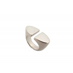 BAGUE HERMES CHAINE D'ANCRE INITIALE ARGENT MASSIF T54 + ECRIN SILVER RING 435€