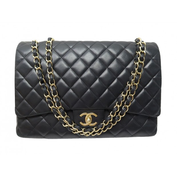 SAC A MAIN CHANEL TIMELESS MAXI JUMBO A58601 BANDOULIERE CUIR MATELASSE 10500€