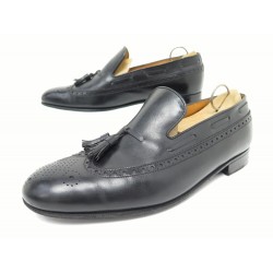 CHAUSSURES JM WESTON 181 MOCASSINS A PAMPILLES 8.5E 42.5 CUIR NOIR SHOES 1090€