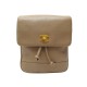 VINTAGE SAC A DOS CHANEL FERMOIR LOGO CC EN CUIR CAVIAR TAUPE BACKPACK BAG 5600€