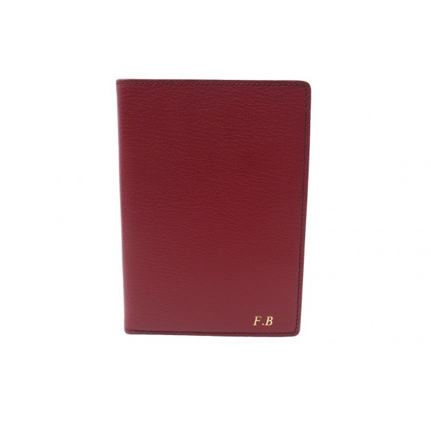 NEUF PORTE PASSEPORT CARTIER CARTES CUIR GRAINE PASSPORT CARDS HOLDER 400€