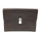 PORTE DOCUMENTS PRADA SERVIETTE CUIR SAFFIANO MARRON VR0089 BRIEFCASE 2000€