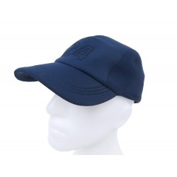 NEUF CASQUETTE HERMES NEVADA 24 191056N T L NYLON BLEU MARINE NAVY CAP HAT 400€