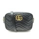 SAC A MAIN GUCCI GG MARMONT MATELASSE MINI 448065 EN CUIR NOIR HAND BAG 1290€