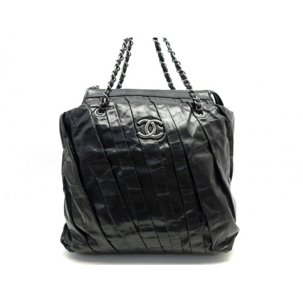 NEUF SAC A MAIN CHANEL CABAS SHOPPING XXL LOGO CC CUIR NOIR NEW HAND BAG 6500€