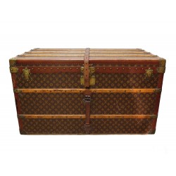 VINTAGE MALLE COURRIER HAUTE LOUIS VUITTON EN TOILE MONOGRAM 1924 TRUNK 54000€