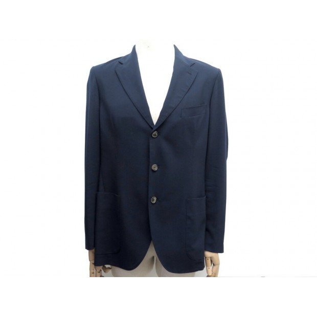 NEUF VESTE LORO PIANA FAE9259 T 50 M EN CACHEMIRE BLEU MARINE NEW JACKET 3100€