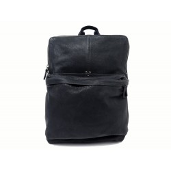 SAC A DOS JEROME DREYFUSS ARTHUR EN CUIR NOIR BLACK LEATHER BACKPACK BAG 640€