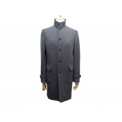 NEUF MANTEAU LONG LORO PIANA T 48 M EN CACHEMIRE GRIS NEW CASHMERE COAT 5200€