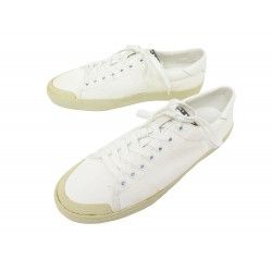 CHAUSSURES SAINT LAURENT SL/37 STUDDED BEDFORD 418844 41.5 EN TOILE SHOES 475€