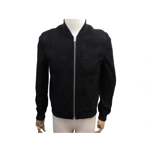 NEUF BLOUSON SAINT LAURENT VESTE BOMBER 330446 M 48 50 SLIMANE NOIR JACKET 1890€