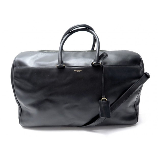 SAC A MAIN DE VOYAGE SAINT LAURENT CLASSIC DUFFLE 326503 EN CUIR NOIR BAG 1335€