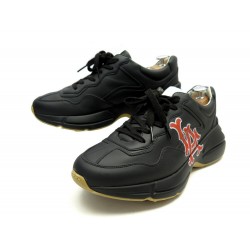 NEUF BASKETS GUCCI RYTHON 548637 7 IT 42 FR LA ANGELS BASEBALL SNEAKERS NEW 860€