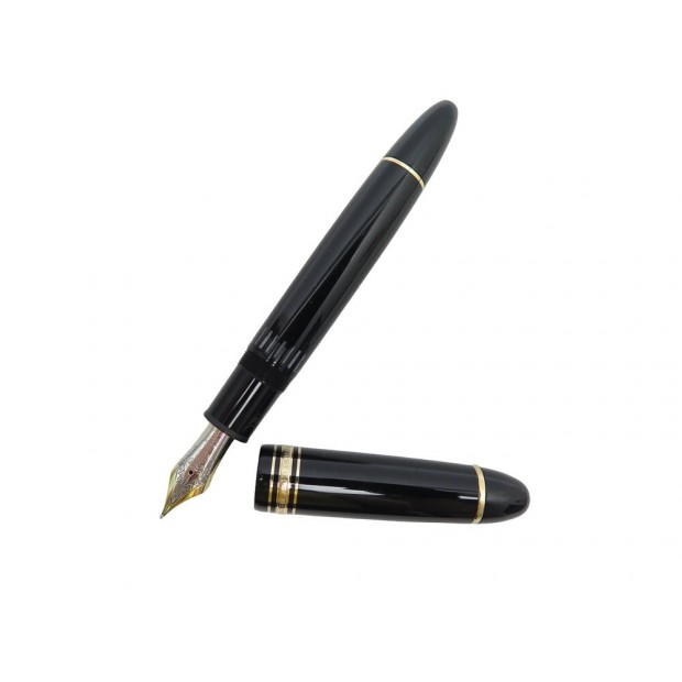 VINTAGE STYLO PLUME MONTBLANC MEISTERSTUCK 149 A PISTON NOIR FOUNTAIN PEN 960€