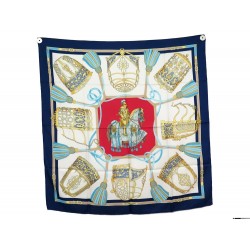 VINTAGE FOULARD HERMES LES MUSEROLLES CHRISTIAN VAUZELLES CARRE SOIE SCARF 460€