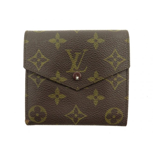 VINTAGE PORTEFEUILLE LOUIS VUITTON MONNAIE ELISE TOILE MONOGRAM WALLET 435€