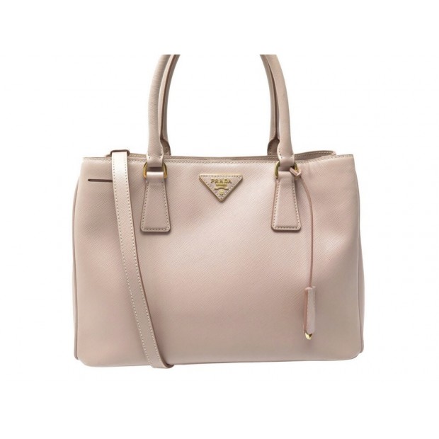 SAC A MAIN PRADA BN1874 CABAS GRAND GALLERIA CUIR SAFFIANO ROSE HAND BAG 3600€