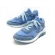 NEUF CHAUSSURES CHANEL BASKETS G35202 36.5 EN DAIM CACHEMIRE BLEU SNEAKERS 790€