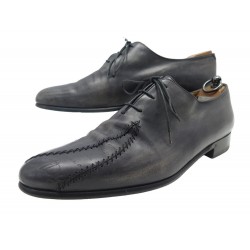 CHAUSSURES BERLUTI RICHELIEU ALESSANDRO ONE CUT SCRITTO 11.5 45.5 SHOES 2230€