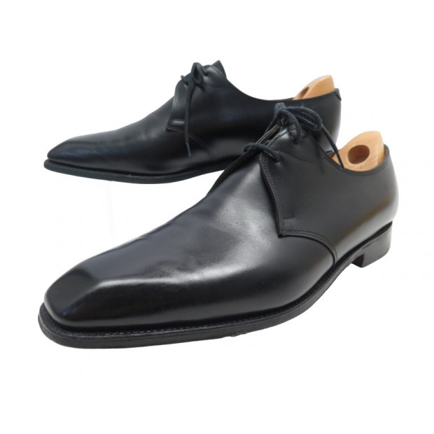 CHAUSSURES JOHN LOBB SANDON 11E 45 EN CUIR NOIR BLACK LEATHER SHOES 1365€