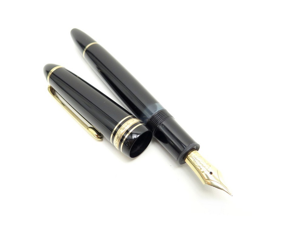 stylo plume montblanc meisterstuck 146 a piston resine