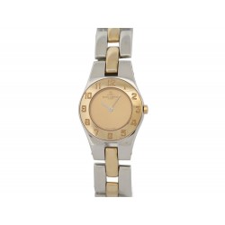 MONTRE BAUME ET MERCIER LINEA 5261 24MM OR & ACIER QUARTZ GOLD STEEL WATCH 1490€