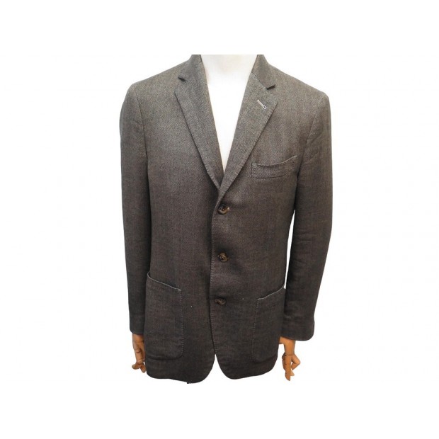 NEUF VESTE LORO PIANA FAE0650 CHEVRONS 50 52 L CACHEMIRE CASHMERE JACKET 4000€