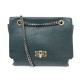 SAC A MAIN LANVIN HAPPY MEDIUM EN CUIR VERT GREEN LEATHER HAND BAG 1495€