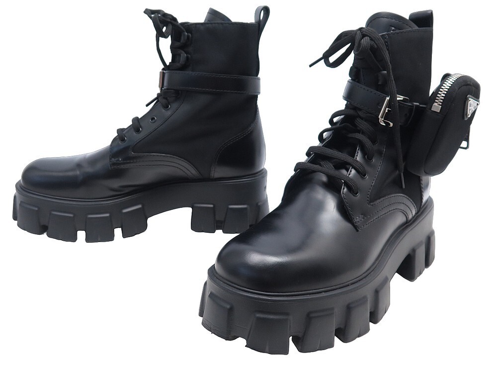 Monolith Nouvelle Collection Chaussures Prada Femme Bottes
