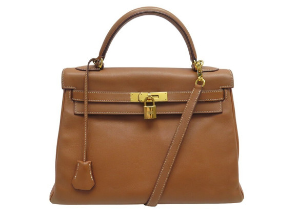 sac a main hermes kelly ii 32 retourne en cuir veau