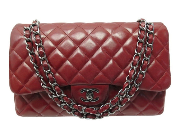 sac a main chanel classique jumbo timeless cuir rouge