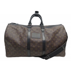 SAC DE VOYAGE LOUIS VUITTON WATERPROOF KEEPALL 55 MONOGRAM MACASSAR BAG 2850€