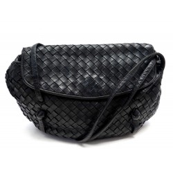 SAC A MAIN BOTTEGA VENETA CUIR INTRECCIATO BANDOULIERE HAND BAG PURSE 2500€