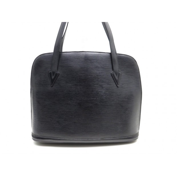 sac a main louis vuitton lussac en cuir epi noir black