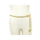 VINTAGE CEINTURE CHANEL T 90 MEDAILLON CHAINE EN METAL DORE GOLDEN BELT 1200€