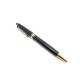 VINTAGE STYLO BILLE MONTBLANC MEISTERTUCK CLASSIQUE DORE NOIR BALLPOINT PEN 355€