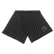 NEUF ECHARPE LOUIS VUITTON PETIT DAMIER M74200 LAINE ANTHRACITE WOOL SCARF 400€