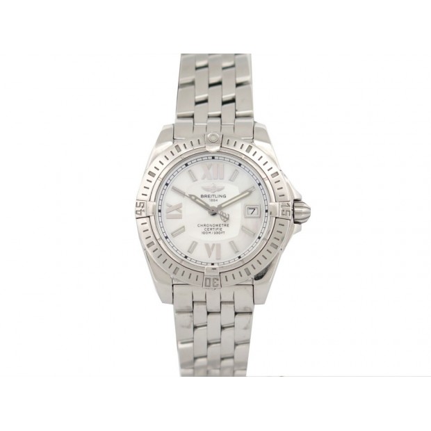 MONTRE BREITLING COCKPIT LADY A71356 32 MM QUARTZ ACIER STEEL WATCH 3830€