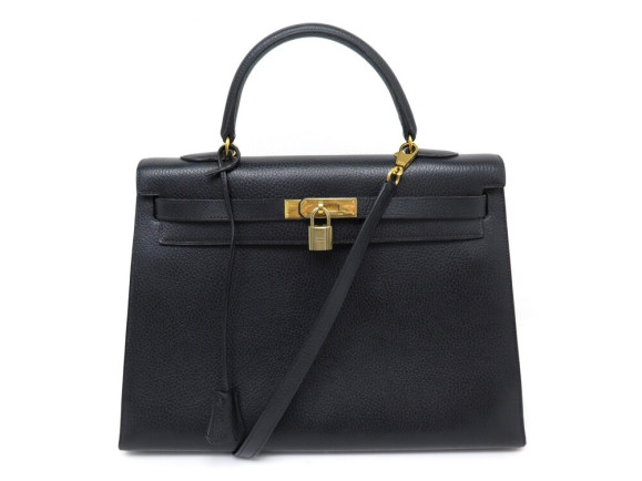 sac a main hermes kelly 35 sellier en cuir