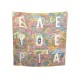 NEUF FOULARD HERMES ELEFTHERIA JULIA ABADIE CARRE 90 SOIE MULTICOLORE SCARF 460€