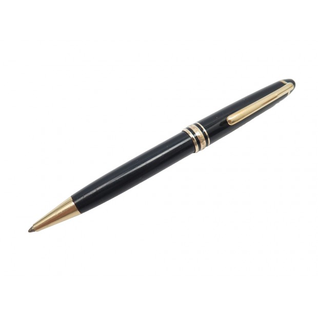 STYLO BILLE MONTBLANC MEISTERSTUCK CLASSIQUE DORE MB10883 RESINE NOIR PEN 425€