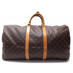 VINTAGE SAC VOYAGE LOUIS VUITTON KEEPALL 55 BANDOULIERE MONOGRAM M41424 2200€