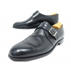 CHAUSSURES JOHN LOBB DERBY A BOUCLE 7.5E 41.5 EN CUIR NOIR LEATHER SHOES 1700€