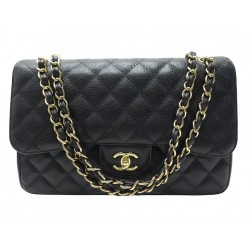 NEUF SAC A MAIN CHANEL CLASSIQUE TIMELESS JUMBO CUIR CAVIAR NEW HAND BAG 10500€