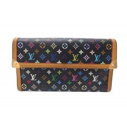 PORTEFEUILLE LOUIS VUITTON M92658 INTERNATIONAL EN TOILE MURAKAMI WALLET 625€