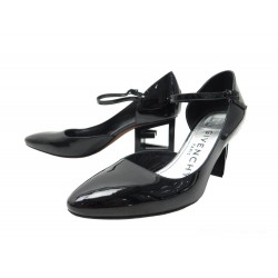 CHAUSSURES GIVENCHY ESCARPINS RM0118 CUIR VERNI NOIR 38 PUMPS SHOES 1000€