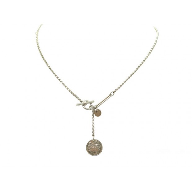 COLLIER HERMES EX LIBRIS PM ARGENT