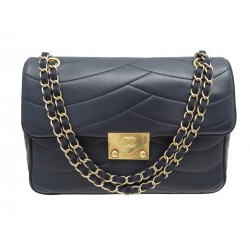 NEUF SAC A MAIN CHANEL PAGODA FLAP MEDIUM CUIR SCALLOP BANDOULIERE HANDBAG 7500€